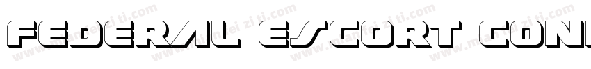 Federal Escort Conde字体转换